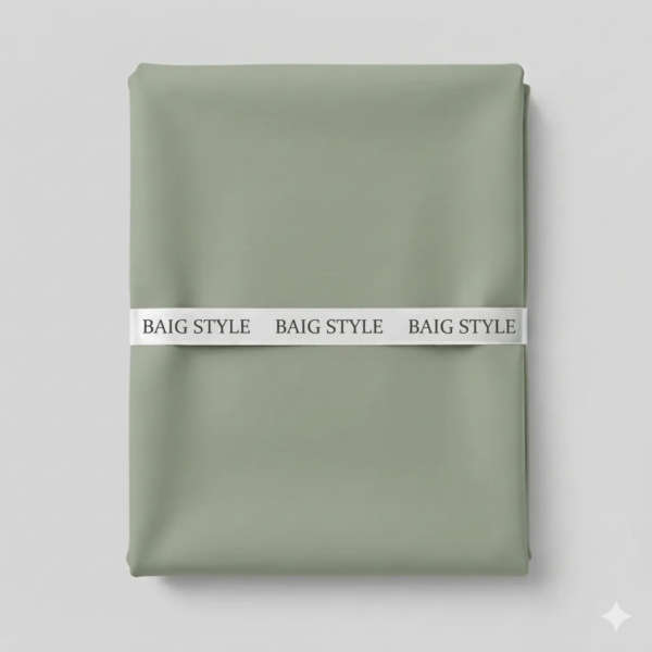 Unstitched Wash & Wear Suit (Greyish Green)